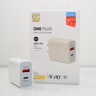 Connex 20W USB-C Power Adapter อะแดปเตอร์ 20 วัตต์