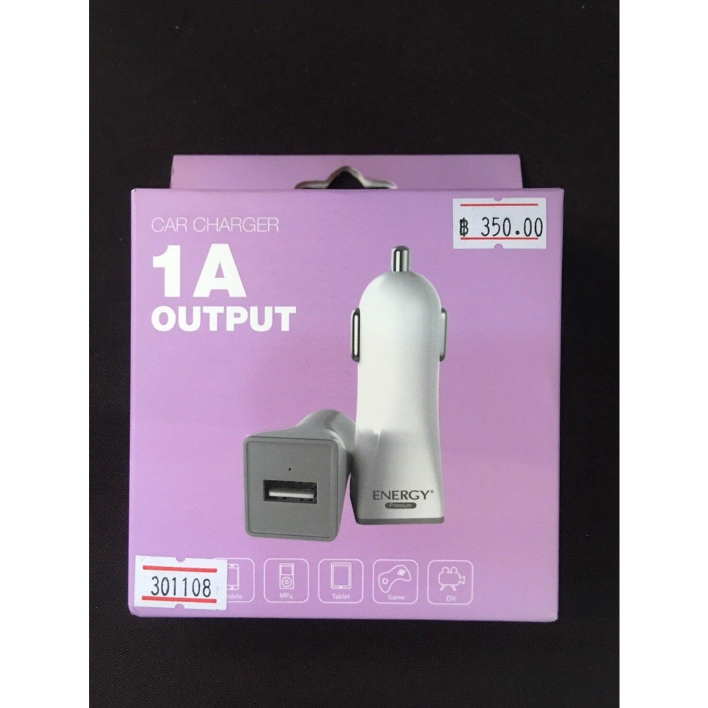 หัวชาร์จในรถยนต์ ENERGY PREMIUM รุ่น CA03