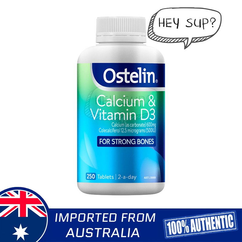 Ostelin Vitamin D Calcium 250 Tablets [ New Version] Shopee Thailand