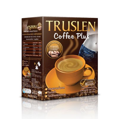TRUSLEN COFFEE PLUS ขนาด 16G 40 ซอง ( 1 กล่อง) exp 08/23 #2
