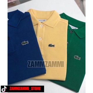 เสื้อเชิ้ตคอปก พรีเมี่ยม นําเข้า พรีเมี่ยม สําหรับผู้ชาย // LACOSTE คลาสสิก เสื้อเชิ้ตคอปกผู้ชาย // ของแท้ พรีเมี่ยม คอปก สําหรับผู้ชาย