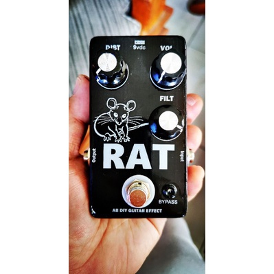 ABdiyguitareffect ​/ DIY Rat Distortion​ guitar​ effect​ pedal​ cloned​ กีต้าร์​เอฟเฟกต์​ เสียงแตก​โ