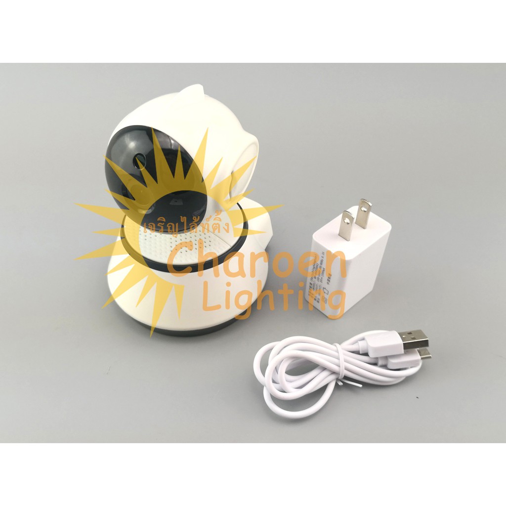 (สต๊อกในไทย)  Wireless IP Camera V380 720P 1ล้านพิกเซล กล้องวงจรปิดไร้สาย หันได้รอบทิศทาง Wifi Secur