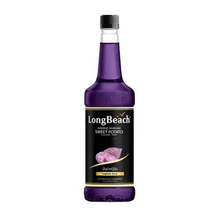 ลองบีชไซรัปมันม่วง ขนาด 740 มล. LongBeach Japanese Sweet Potato Syrup size 740 ml.
