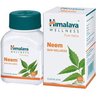 Himalaya Neem Capsule  สมุนไพรดูแลผิวพรรณ องค์รวม 60 เม็ด