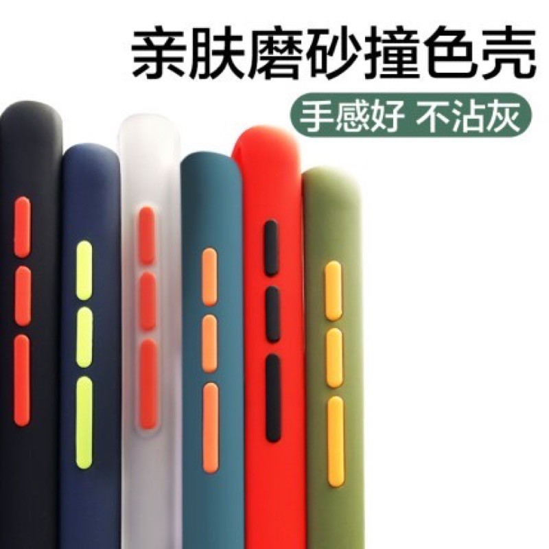 （ส่งจากไทย)เคสกันกระแทก ปุ่มสีผิวด้าน Case Huawei Y9 2019/Y9prime 2019/Nova3i เคสโทรศัพท์ หัวเว้ย ขอบนิ่มหลังแข็ง