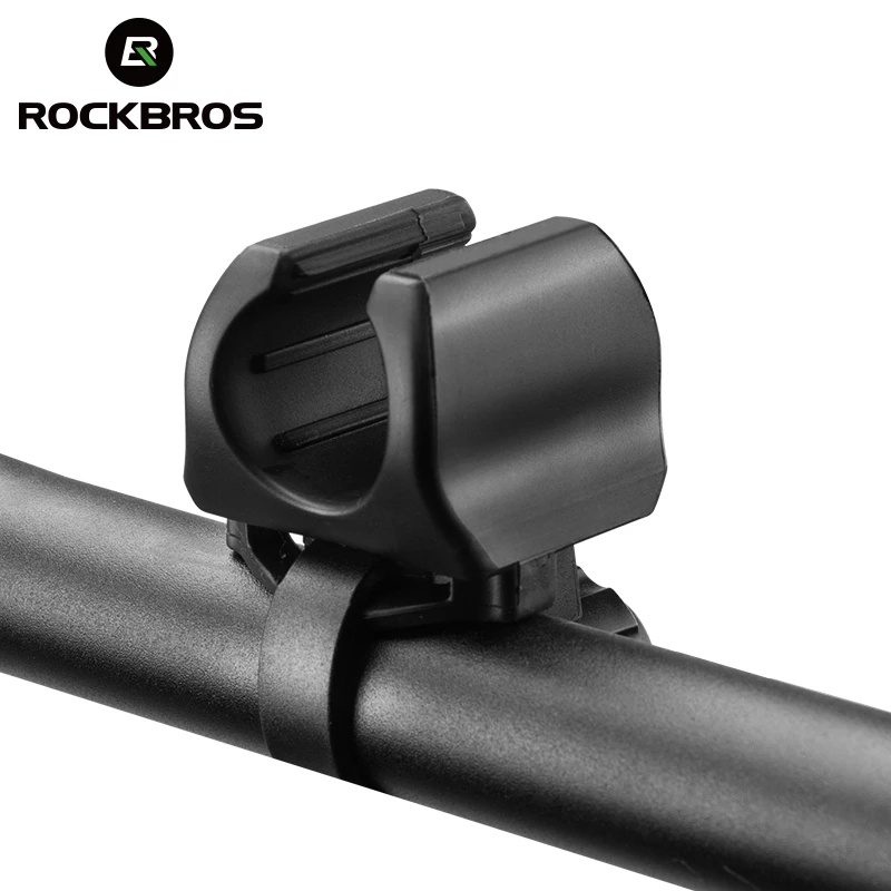 [Fulfilled by Shopee]ROCKBROS Bicycle Light Holder Mount Bike Flashlight Bracket MTB Road Bike Rotating Quick Release Cycling Lamp Holder Accessories