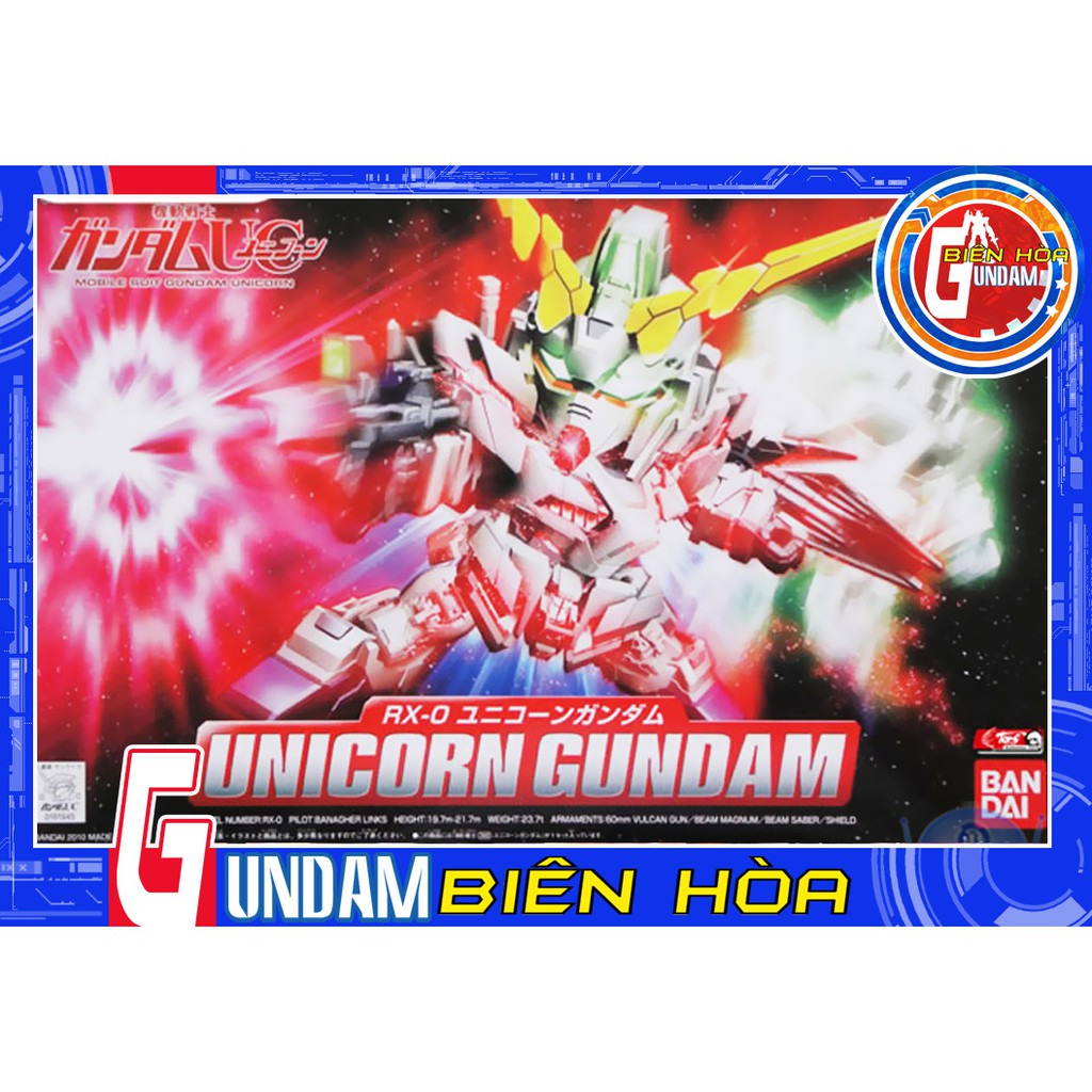 GUNDAM SD BB360 RX-0 UNICORN GUNDAM Assembly Model