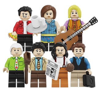 ของเล่นบล็อกฟิกเกอร์ American Comedy Friends ขนาดเล็ก