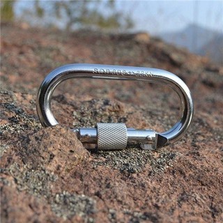 CARABINER อลูมิเนียมคลิปสปริงชุดล็อคสำหรับปีนหน้าผา  XINDA XD-Q9606-25KN รองรับน้ำหนักได้ 2500 กก