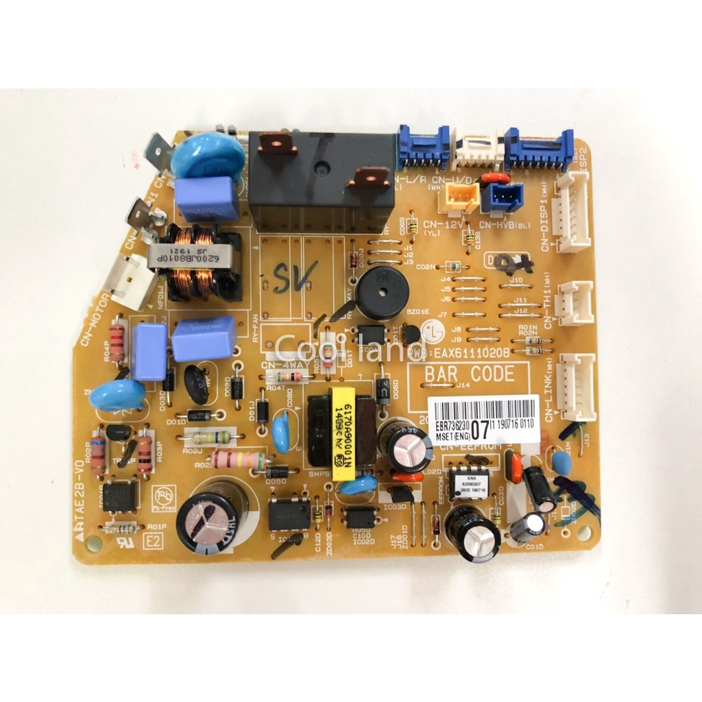 LG -  แผงคอนโทรลคอยเย็นแอลจี รุ่นแอร์  HSNCO96B4A9.AMBFESL / S10AN.E1 / S10BLN.E1 / S10BN.E1 พาท AGF