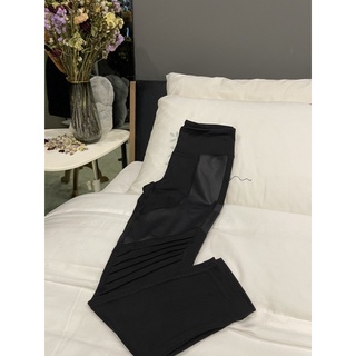 VINA Black Paneled Yoga Pants / Leggings