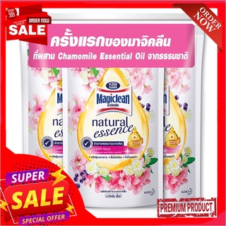 มาจิคลีน น้ำยาถูพื้น เนเชอรัล เอสเซนส์ อัพลิฟท์ สตอรี่ 700 มล. x 3 ถุงMagiclean Floor Cleaner Natural Essence Uplift Sto