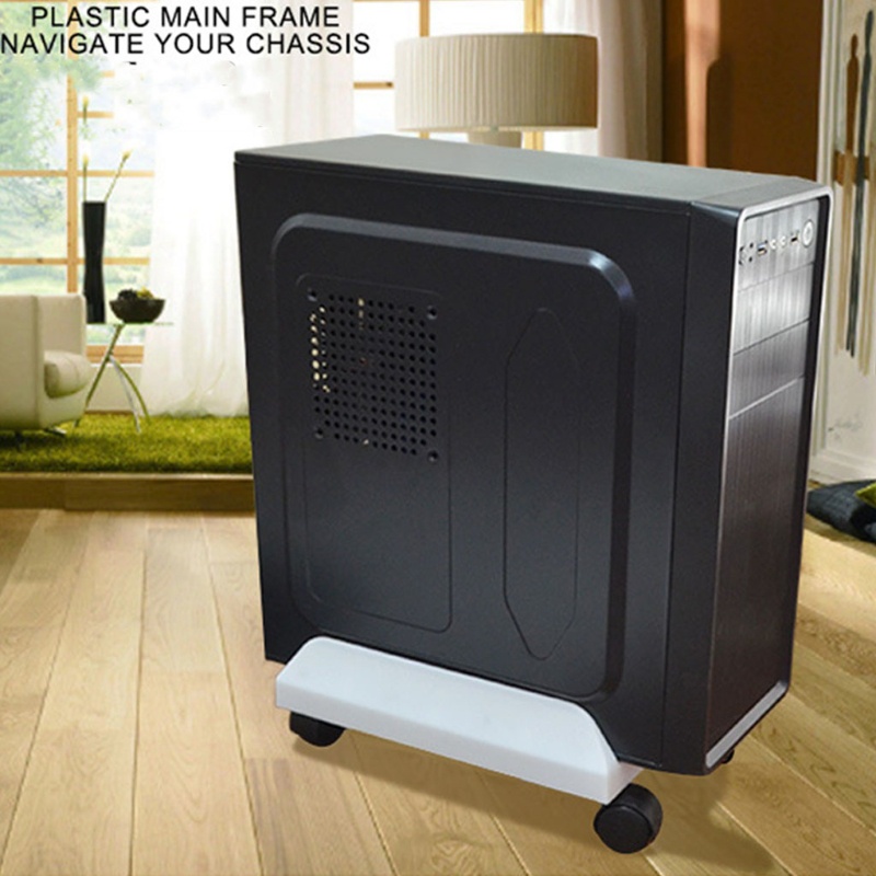 HL Mobile PC Computer Tower Stand CPU Stand สําหรับเครื่องพิมพ์พีซีสําหรับเล่นเกมส่วนใหญ่ภายใต้โต๊ะ