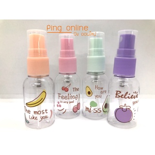 ขวดสเปรย์คละสี 30 ml ลายพาลเทลสีหวาน