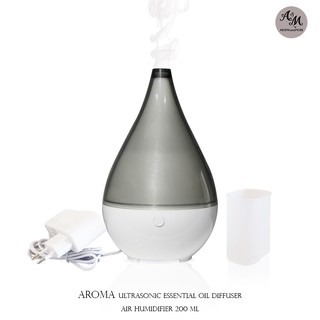 Aroma&amp;More  เครื่องพ่นไอน้ำอโรมา Essential Oil Aroma Diffuser - Ultrasonic (200ML) สวยเข้ากับทุกห้อง