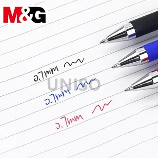 ปากกาเจล M&G GP-1111 ขนาดเส้น0.7mm. มี3สีให้เลือก(สีน้ำเงิน,สีดำ,สีแดง)ผลิตภัณฑ์คุณภาพ (ราคาต่อด้าม)#เอ็มแอนด์จี