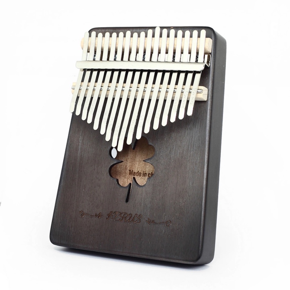 Kalimba 17 Keys Full Solid Thumb Piano Finger Wooden Mbira Acacia ...