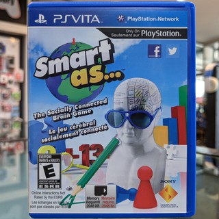 (ภาษาอังกฤษ) มือ2 PS Vita Smart As แผ่นPSVITA เกมPSVITA มือสอง (Only On Playstation เกมฝึกสมอง คล้าย Brain Age)