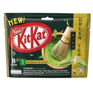 คิทแคท เวเฟอร์เคลือบช็อกโกแลตรสชาเขียว  Kitkat Green Tea Wafer 136g.