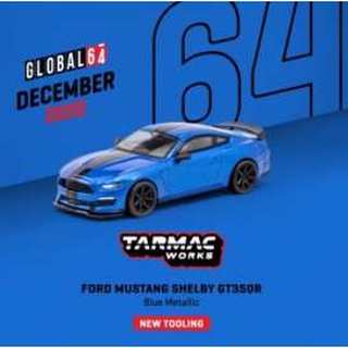 Tarmac 1/64 Ford Mustang Shelby Blue