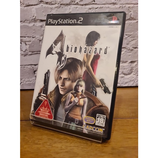 แผ่นเกม Biohazard 4 ของเครื่อง PlayStation 2(ps2)