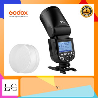 Godox V1 แถมฟรีซอฟบอค Li-ion Round Head Camera Flash ประกันศูนย์ Godox Thailand 3 ปี