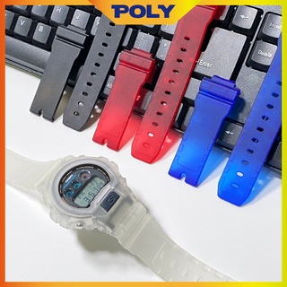 [Poly] สายนาฬิกาข้อมือ แบบใส เนื้อแมตต์ สําหรับ Bnb Dw6900 Dw6900 Dw6900 Casio G Shock Dw6900 Dw6900