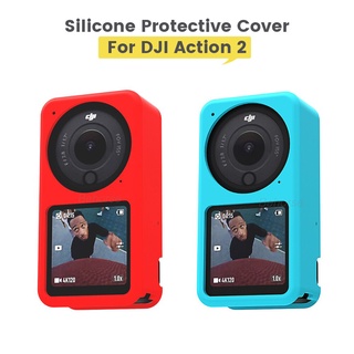 เคสซิลิโคนป้องกันฝุ่นสําหรับ Dji Action 2 Sports Camera 2