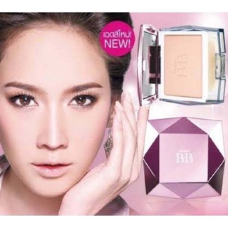 Mistine BB Diamond Super Powder SPF 25 PA++ 10 g. แป้ง มิสทิน นัมเบอร์วัน ไดมอนด์ บีบี เพาเดอร์