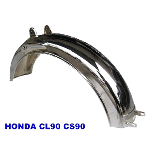 HONDA CL90 CS90 S90 BRAND "NEW" "CHROME" REAR FENDER // บังโคลหลัง เหล็กชุบโครเมี่ยม สินค้าคุณภาพดี