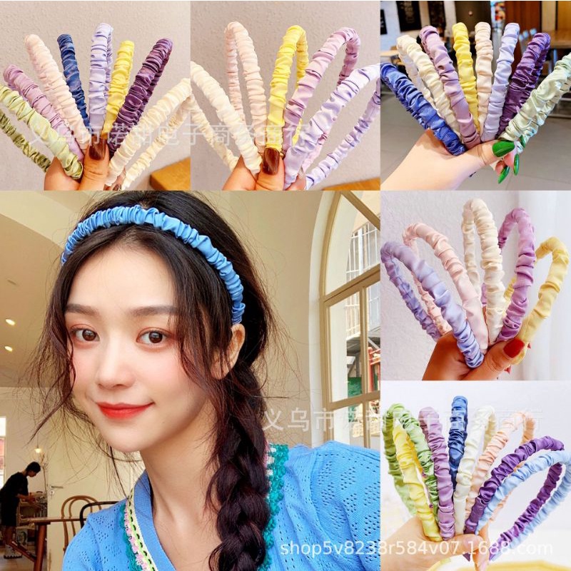 A084 [พร้อมส่งจากไทย] ที่คาด กิ๊บติดผม ยางรัดผม