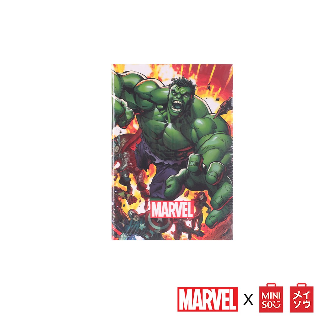 MINISO x Marvel สมุดจดบันทึกมีเส้น 3 เล่ม HUK