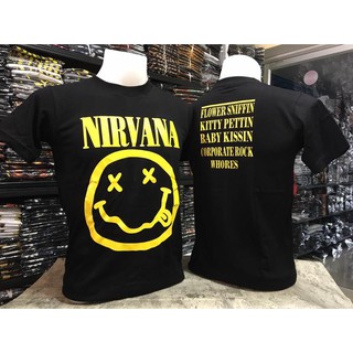 NR131 เสื้อยืดวงร็อค NIRVANA เนวานา เสื้อวง เสื้อยืดเนวานา เสื้อวินเทจ