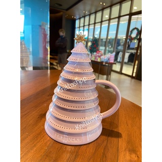 Starbucks🎄Pink Christmas Tree Mug🎄12 Oz