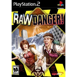 Raw Danger! PS2 แผ่นเกมส์ps2 แผ่นไรท์ แผ่นเกมเพทู เกมps2