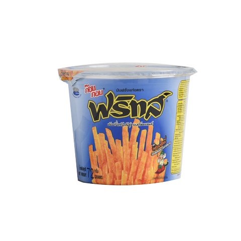 (แพ็ค3)Frites Potato Stick French Chilli Flav Kob Kob 72 g/Frites มันฝรั่งแท่ง รสพริกฝรั่งเศส กบกบ 7