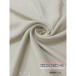 JK CURTAIN ผ้ารหัส Kuro satin 2  ผ้าหน้ากว้าง 60"(1.50ม.) #ผ้าม่าน #ผ้า DIM OUT #ผ้ากันแสง (ขายเป็นหลา นำไปตัดเย็บเอง)