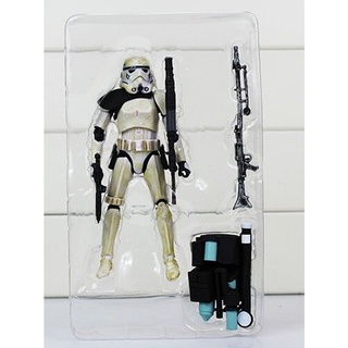 ของเล่นฟิกเกอร์ Star Wars Black Series Black Sandtrooper 6 นิ้ว ไม่มีกล่อง