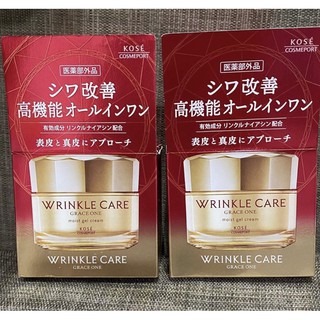 ใหม่จากญี่ปุ่น Kose Grace One Wrinkle Care Moisture Gel Cream 100 g ของแท้ ใหม่จากญี่ปุ่นคะ ครีมที่มาแรงและใช้ดีที่สุดคะ