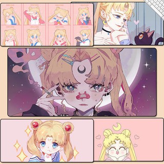 ✨🍑🍃 Sailor Moon ลายการ์ตูน Mouse Pad ที่รองเมาส์ แผ่นรองเมาส์