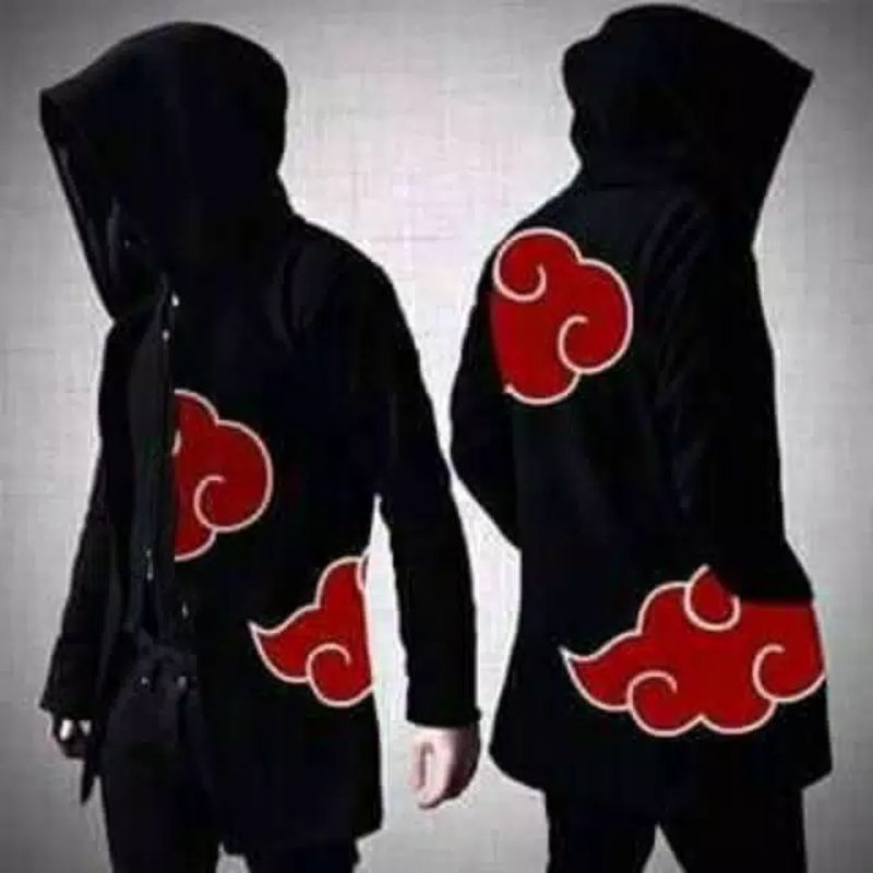 Fasion AKATSUKI COOSPLAY HOODIE SWETER ROBE