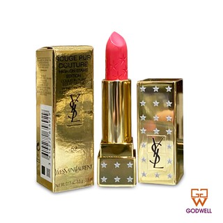 Yves Saint Laurent - Ysl Rouge Rouge High On Stars รองเท้าผ้าใบลําลองสีพื้น (สีแดงกุหลาบ) (สีแดง 52 สี) - จากกุหลาบ