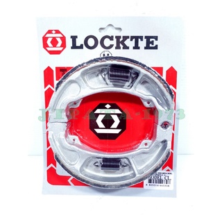 (Click) ผ้าเบรคดรัม หลัง Honda Click,Scoopy i,PCX ยี่ห้อ Lockte