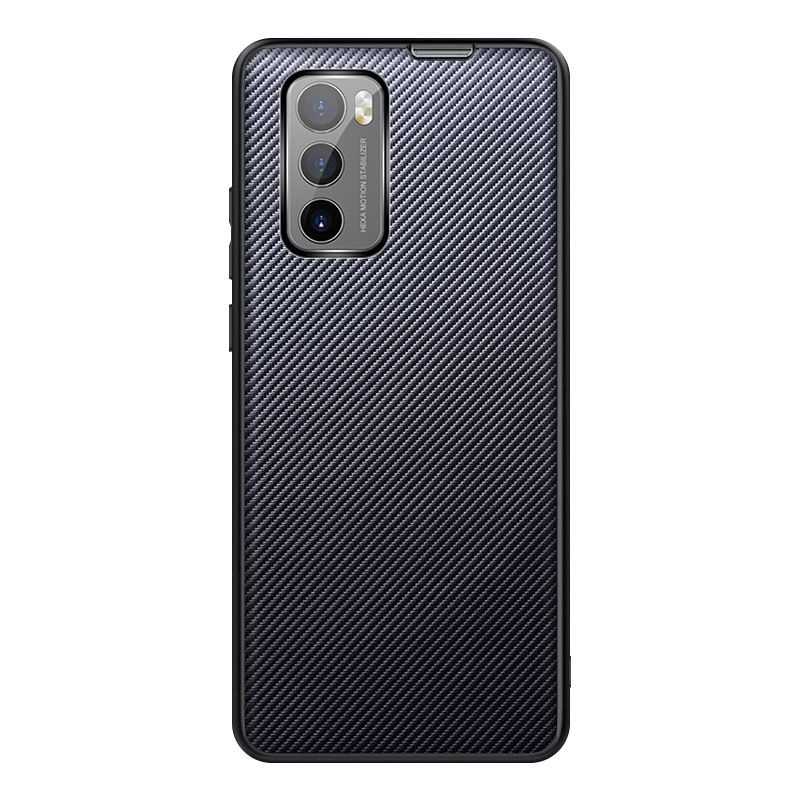 LG Velvet / LG Wing 5G เคสหนังคาร์บอนไฟเบอร์ระดับพรีเมียม