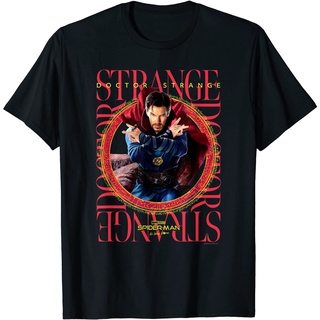 เสื้อยืด พิมพ์ลาย Marvel Spider-Man No Way Home Doctor Strange สําหรับผู้ชายSize S-5XL