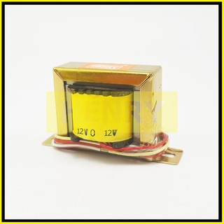 HENRY หม้อแปลงไฟฟ้า AC แรงดันเอาพุต 12V-0-12V ขนาด 500mA พร้อมขด ชนิด EI TRANFORMER ใช้เป็นภาคจ่ายไฟได้ทุกวงจร