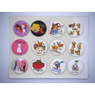 เข็มกลัด 3.2cm/4.4cm Animals สัตว์  หมา  dog  Badge