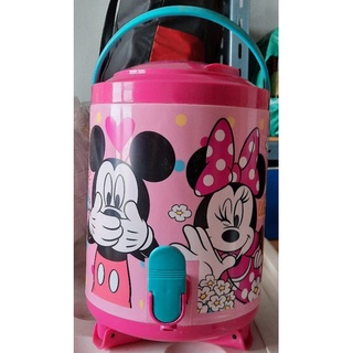 กระติกน้ำลายมิกกี้ มินนี่เมาส์ mickry minnie mouse 4 ลิตร มือ1