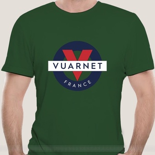 [S-5XL] เสื้อยืด ลาย Vuarnet สไตล์วินเทจ เรโทร เสื้อยืดแขนสั้น ผ้าฝ้าย พิมพ์ลาย สีขาว สไตล์ฮาราจูกุ สําหรับผู้ชาย